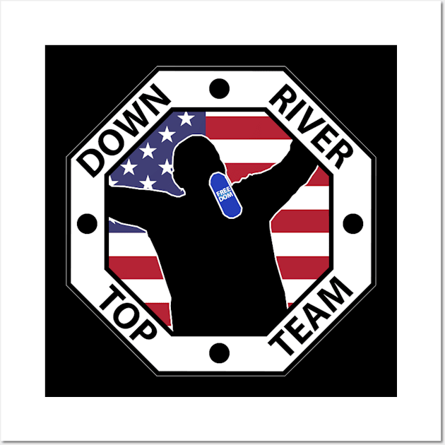 Downriver Top Team Original Logo Wall Art by DDT Shirts